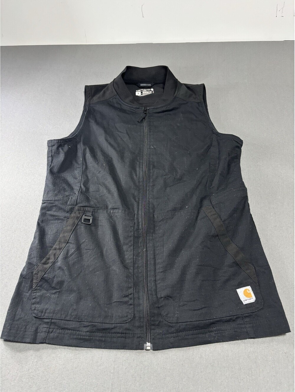 Carhartt Utility Vest Women's S Rugged Flex Modern Fit Ripstop Zip Front Flex